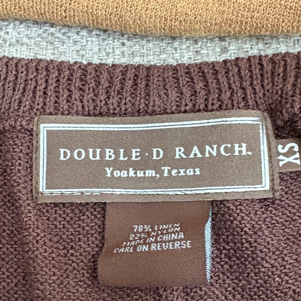 Double D Ranch Tan knit tank with matching knit Multicolor Maxi Skirt. - Picture 6 of 6